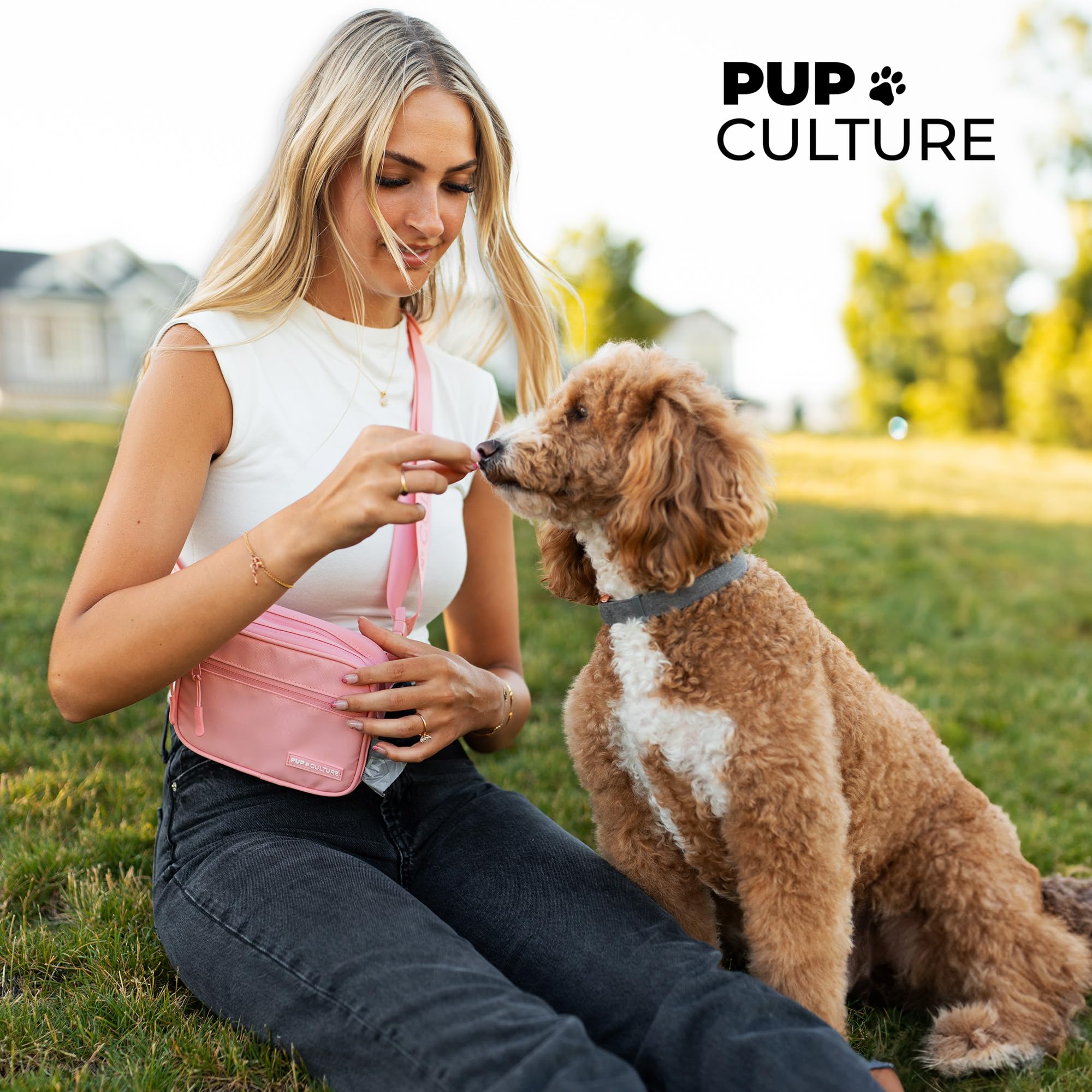 Pup Culture travel-ready dog bag holds essentials neatly