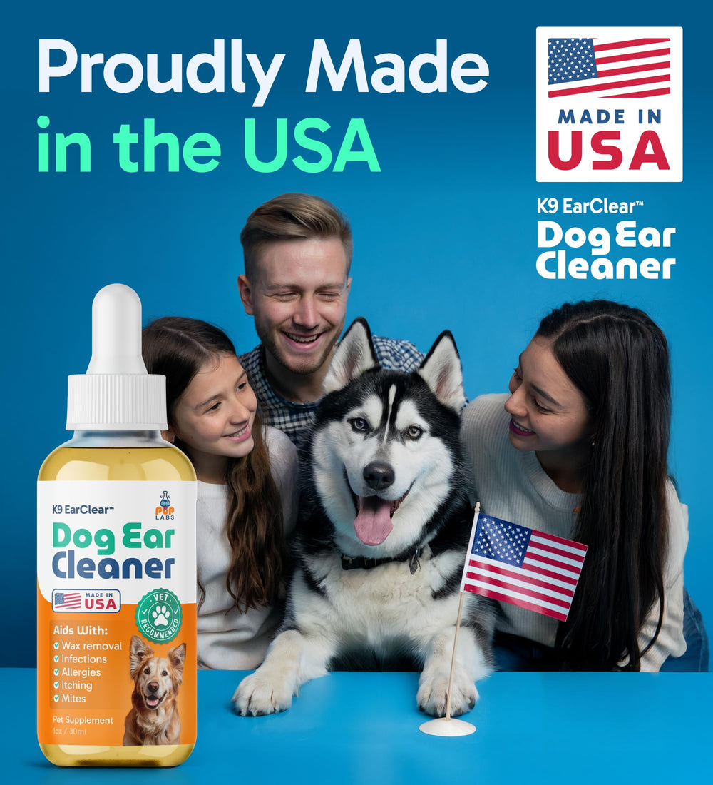 Pup Labs Ear Clear after-use comfort and cleanliness.