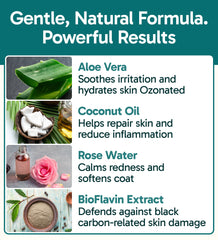 Pup Labs K9 Soothe dog application action shows quick, gentle care.