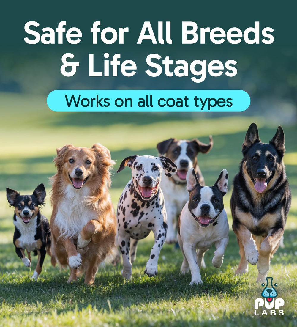Pup Labs K9 Soothe bottle-dispense action ensures precise spraying.