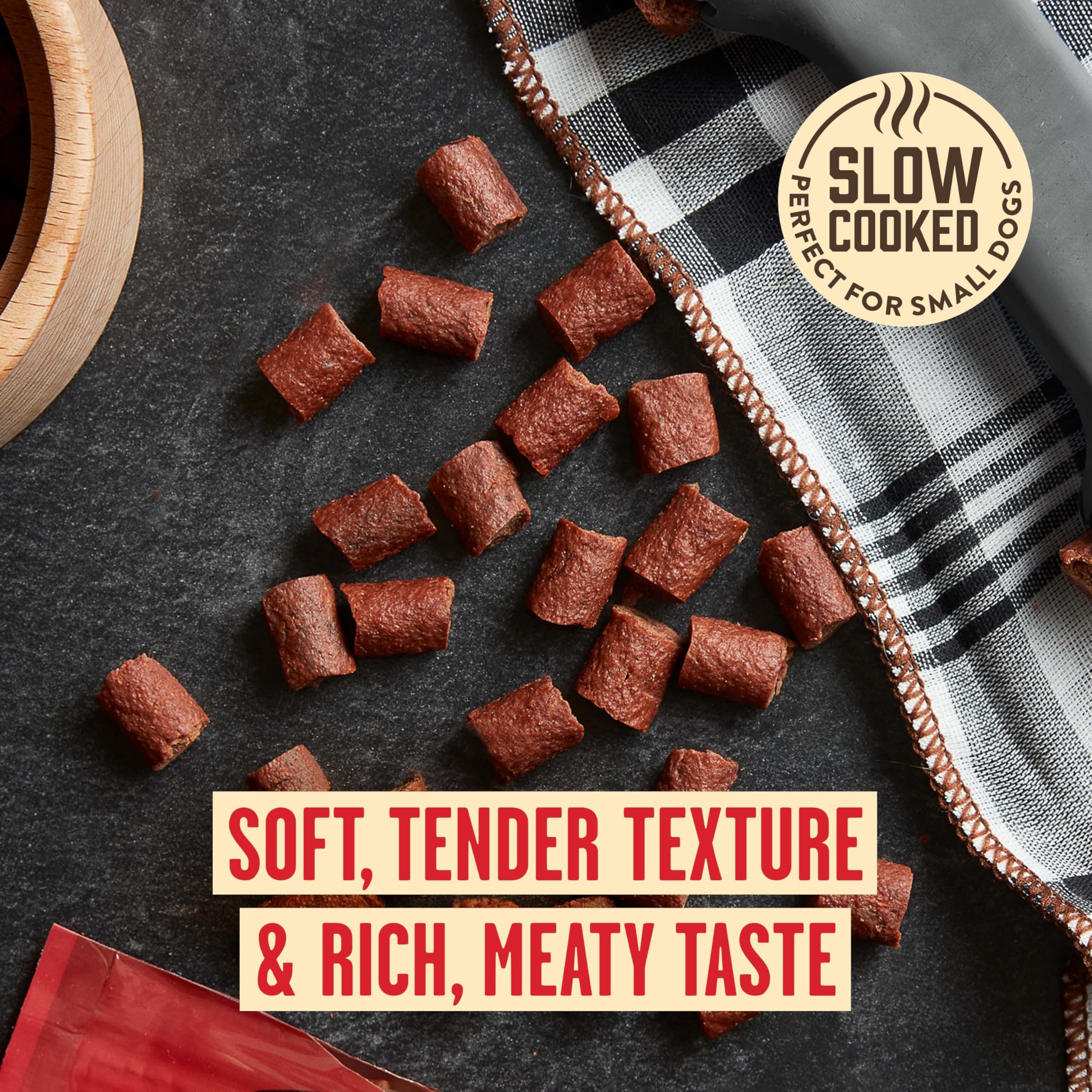 Pup-Peroni mini-size treats suitable for small dogs during daily training.