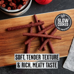 Pup-Peroni Prime Rib ingredients—real beef as main ingredient
