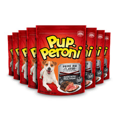 Pup-Peroni Prime Rib soft treats pack—moist bites dogs crave