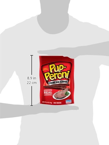Pup-Peroni Prime Rib tender texture—easy chew for dogs