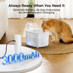 PUPERCI 3000mAh battery enables cordless use anywhere indoors