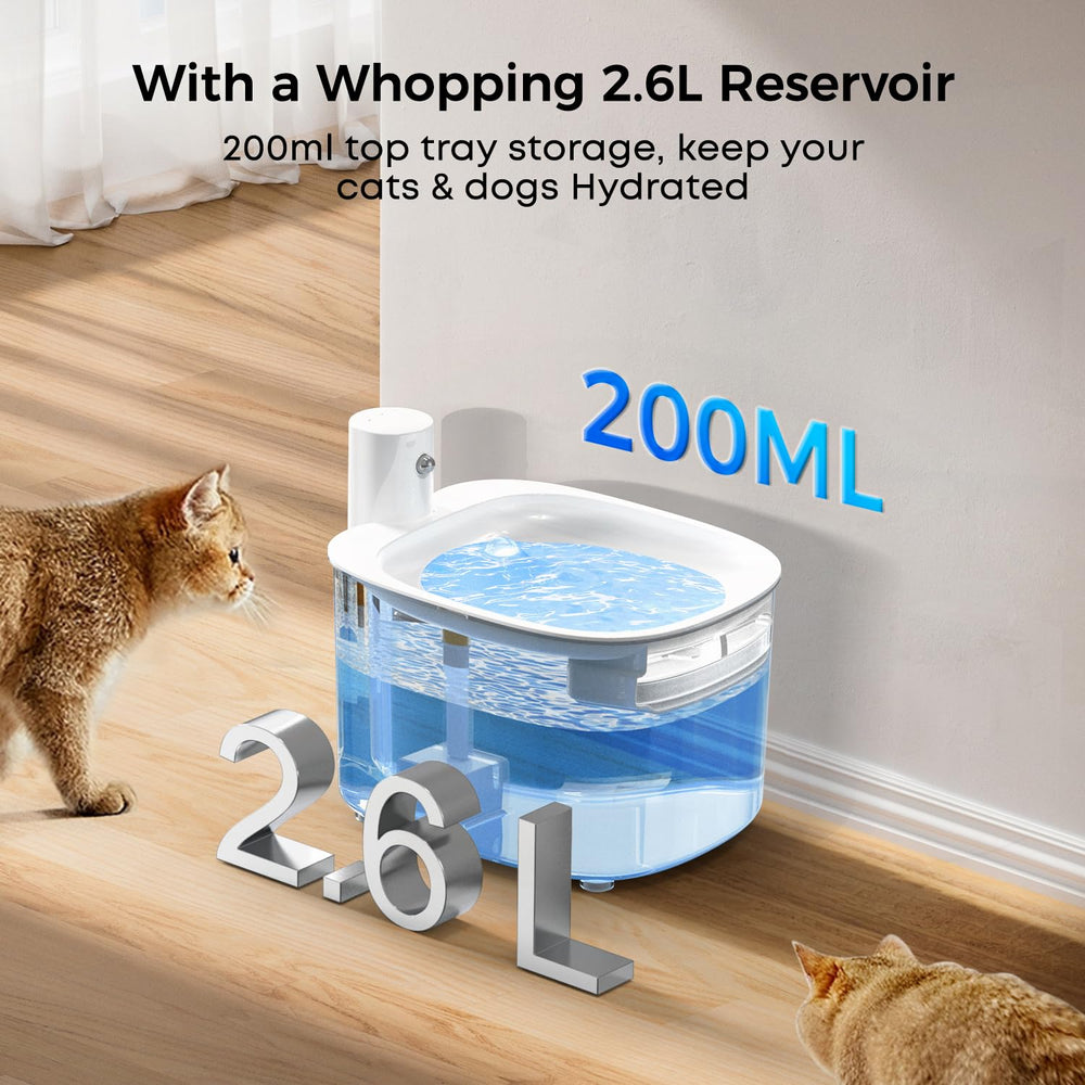 PUPERCI four layer filtration keeps water clean and fresh