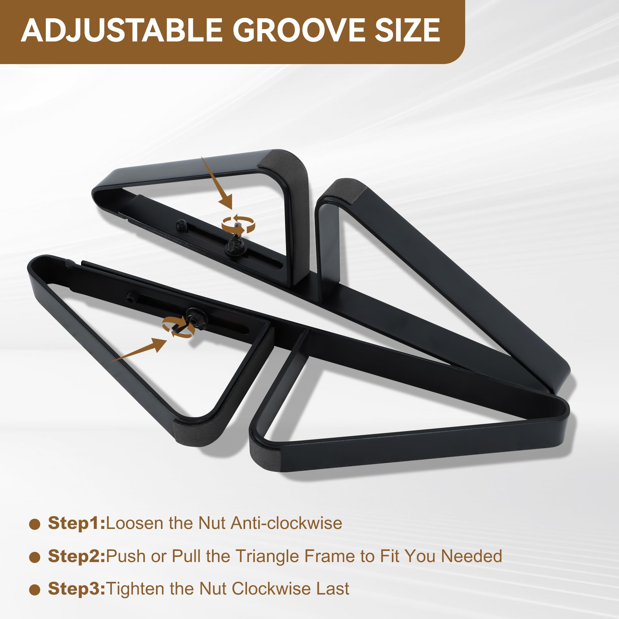 PUPETPO groove max 2.2 inches fits many gates.