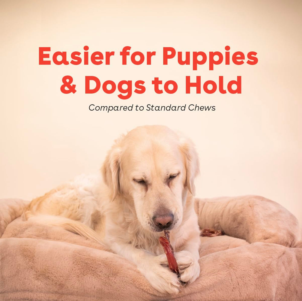 Pupford Bully Stick Rings dog chew promoting joyful chewing