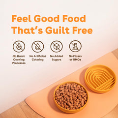Pupford Good Dog Food chicken recipe serving bowl highlights ready-to-serve format