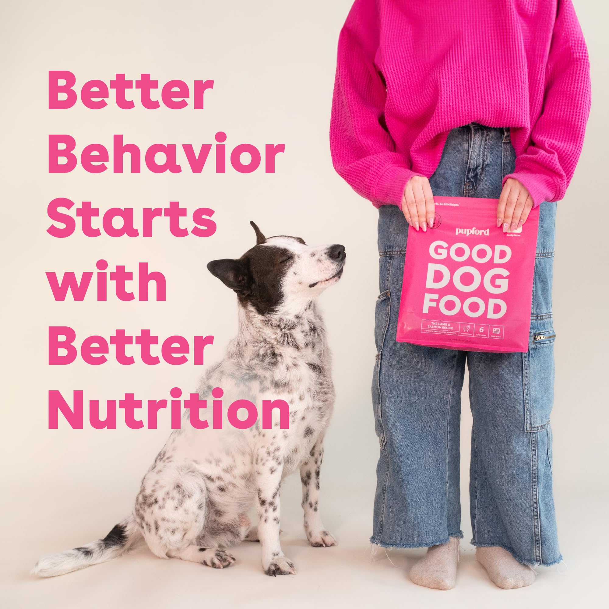 No-fillers claim image for Pupford Good Dog Food freeze-dried raw