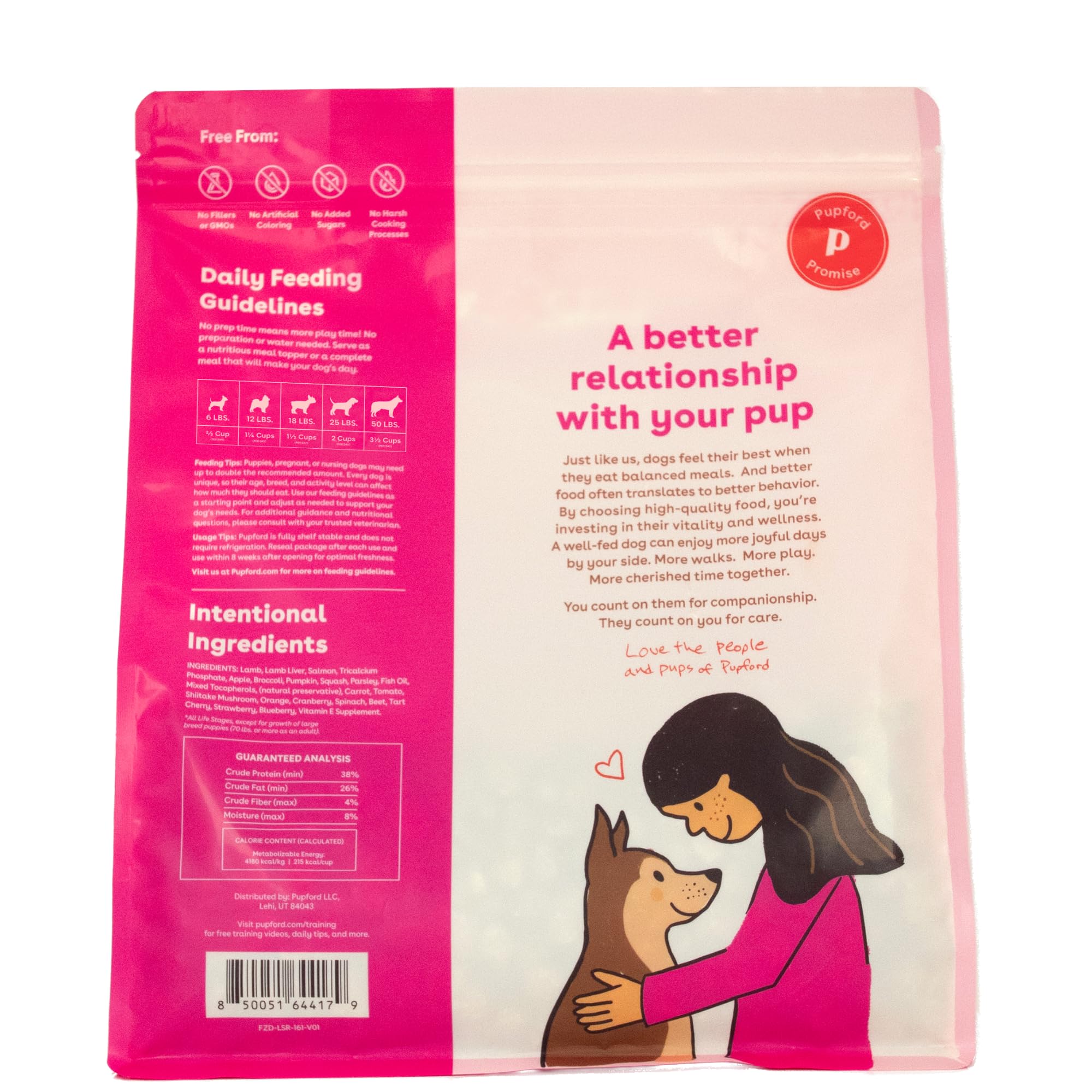 Training session with Pupford Good Dog Food as a reward snack