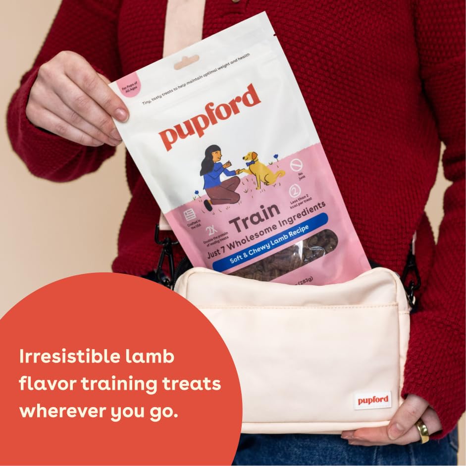 Lamb aroma enhances interest during dog training with Pupford.