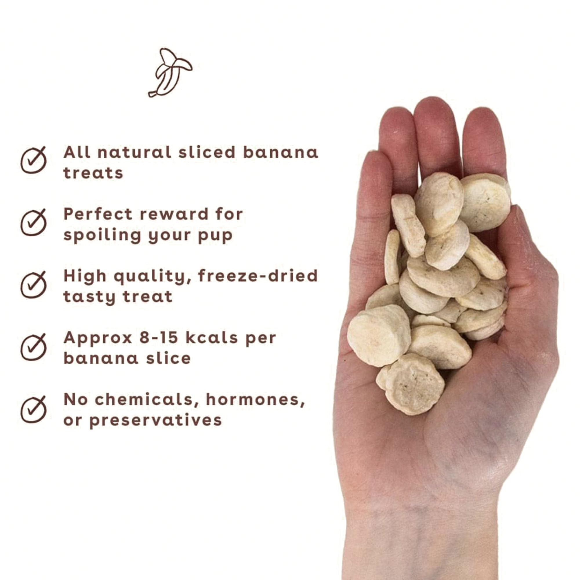 Pupford on-the-go rewards image emphasizing simple one-ingredient treat.