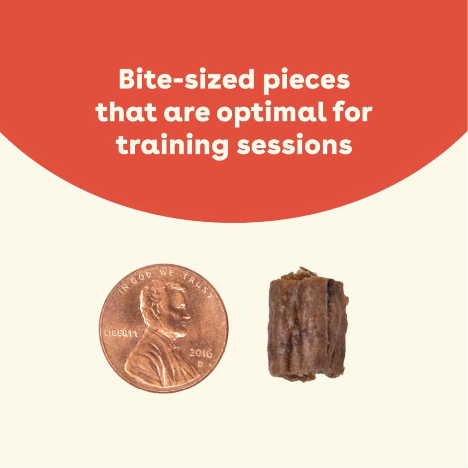Soft, chewy texture supports quick rewards during exercises.