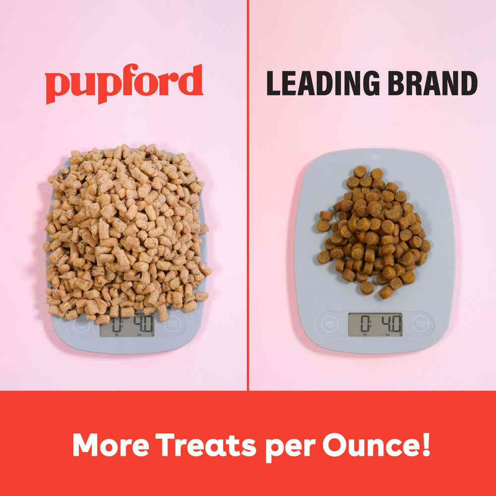Pupford treats mess free bag, keeps hands clean during classes.
