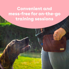 Pupford treats puppy snack pouch, convenient for on the go training sessions.