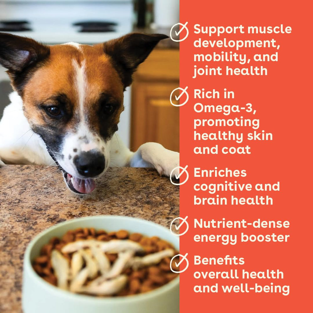 Pupford USA-made minnows packaging, all-natural single-ingredient dog treat.