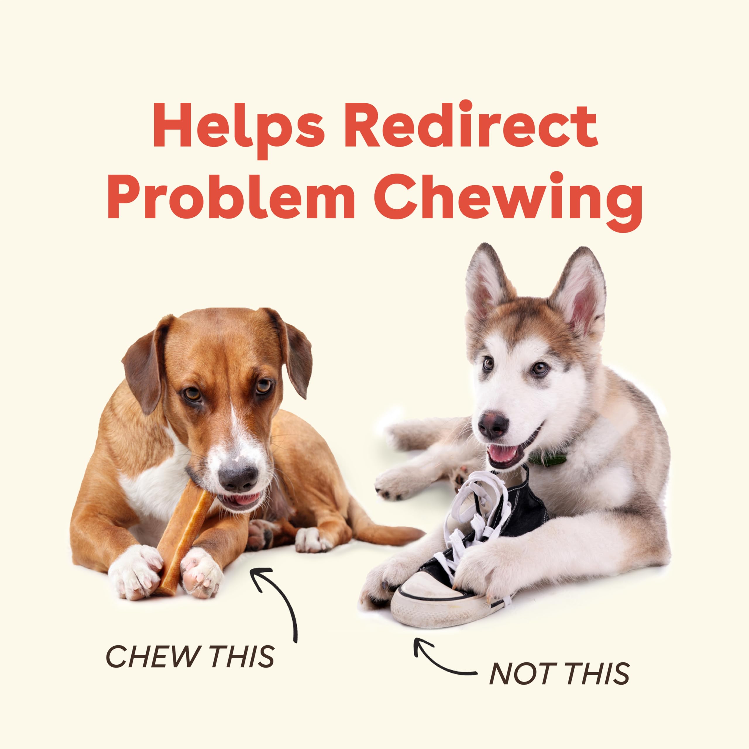 Pupford Yak Cheese Chews 3-pack display highlighting natural ingredients
