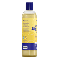 Dog bath time scene with PupGrade bubbles highlighting deodorizing action