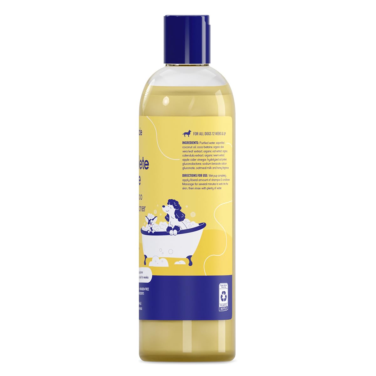PupGrade Complete Care lathering foam for detangling and conditioning