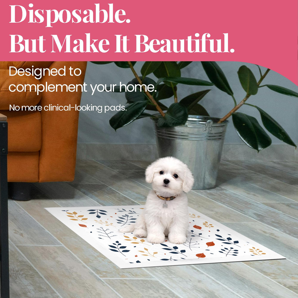 Pupiboo 100-count pack provides convenient training and replacements.