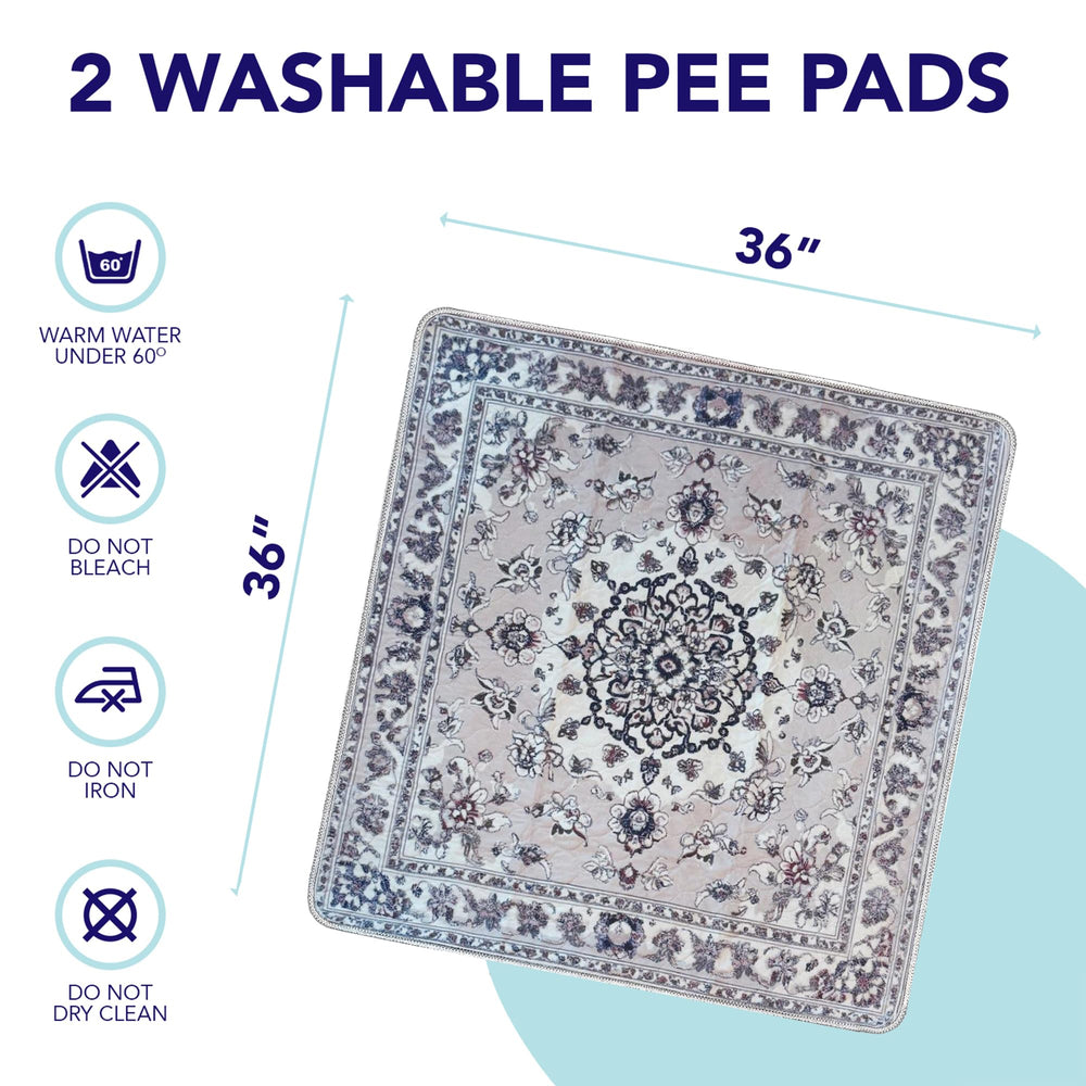 PUPIBOO colorful patterns add style while protecting floors.