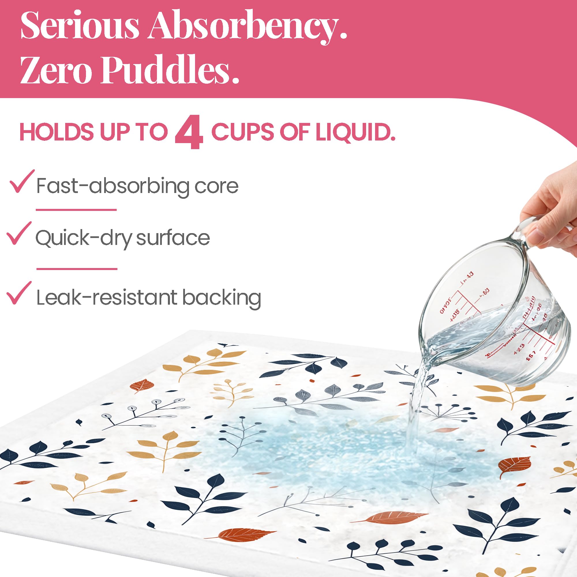 Pupiboo disposable pads bring a clean, modern look to home.