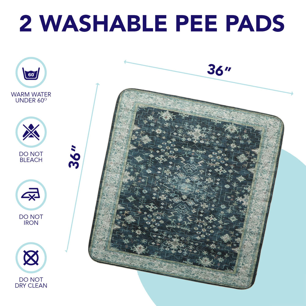 PUPIBOO pad in use supports puppy training or litter box use.