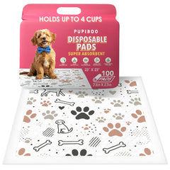 Pupiboo training pad showing absorbent core for leak protection during housebreaking