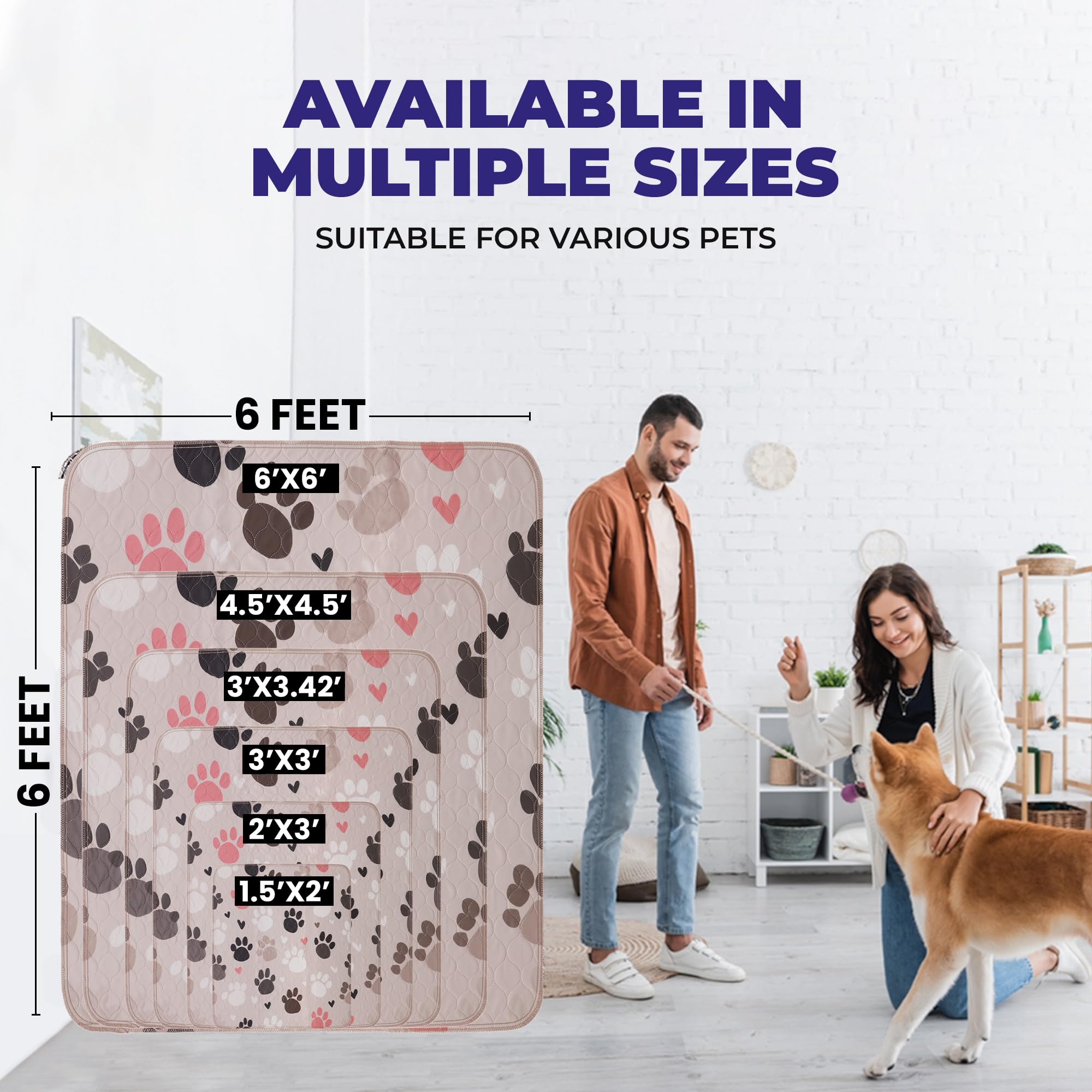 PUPIBOO durable pads endure frequent washing without losing shape