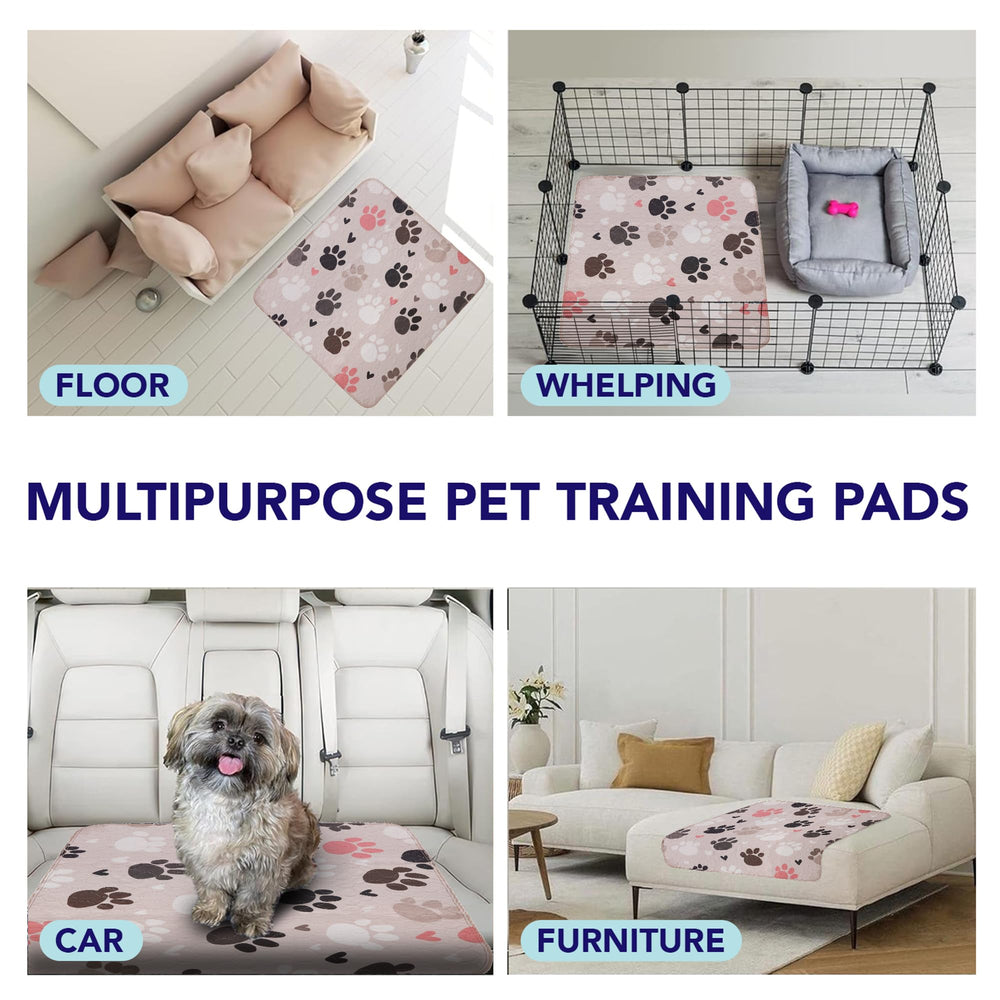 PUPIBOO non-slip-back keeps pad secure on slick floors during use