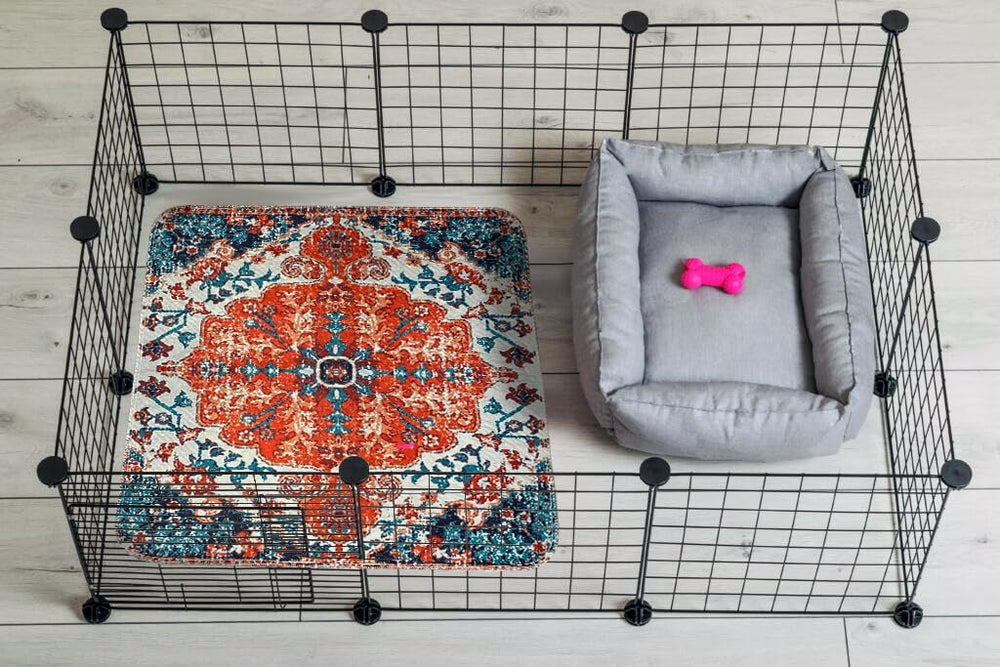 PUPIBOO crate and playpen mat offering comfort and protection