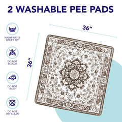 PUPIBOO pad shown for dogs and puppies during housebreaking