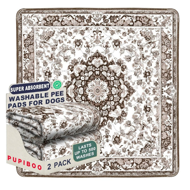 PUPIBOO washable pee pad for dogs with durable multi-layer design for leak-proof protection.