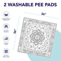 PUPIBOO pad large size suited for multi-pet homes for training and protection.