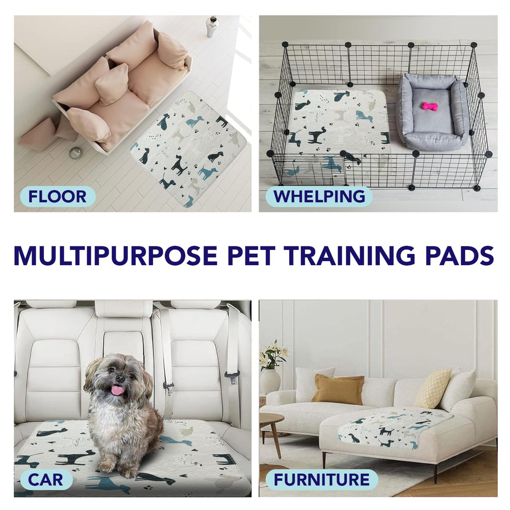 PUPIBOO non-slip backing keeps the pad secure on any surface.