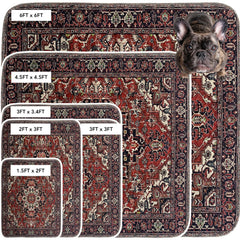 PUPIBOO pad features non-slip backing for crates and floors.