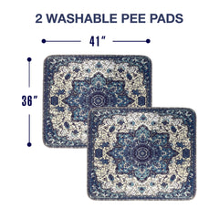 PUPIBOO pad showing non-slip backing for crate use.