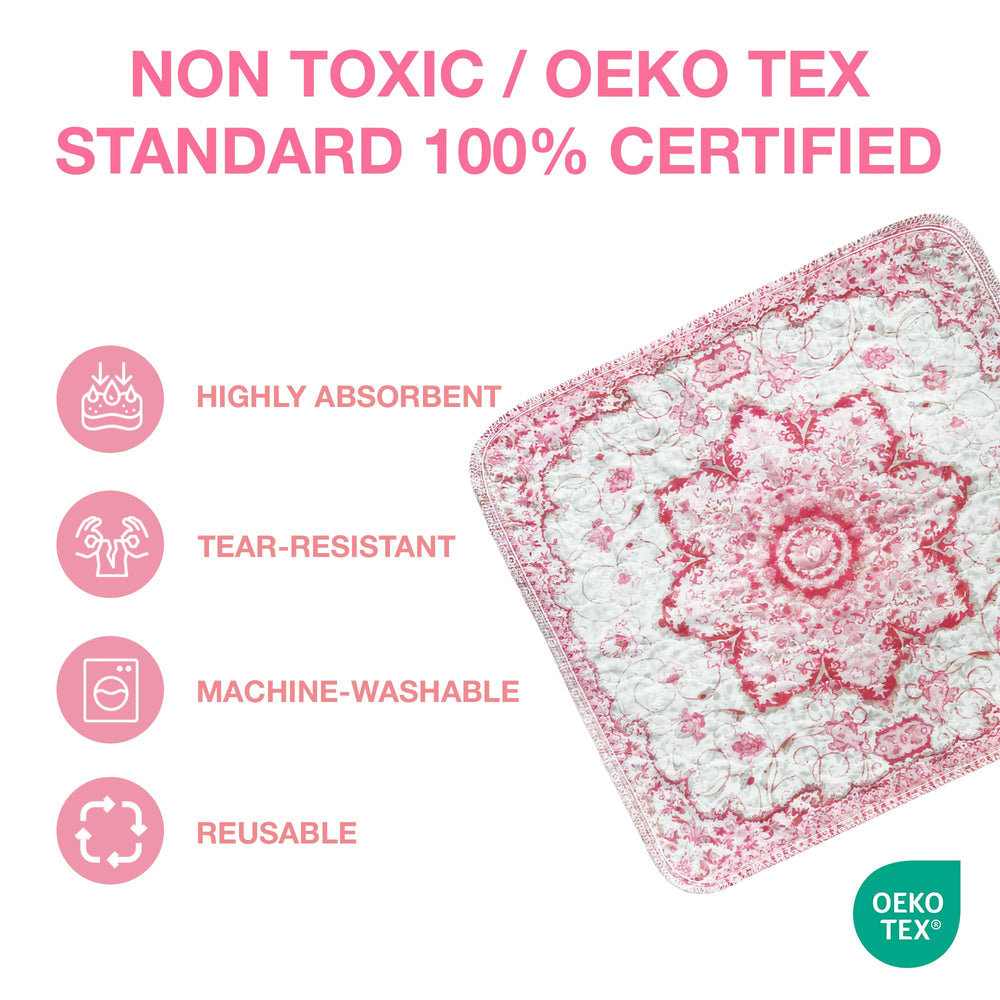 PUPIBOO pattern color pee pad blends with home decor.