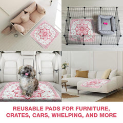PUPIBOO waterproof TPU pee pad protects floors from leaks during housebreaking.
