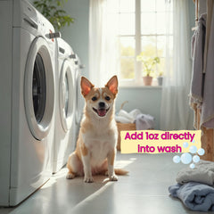 PUPIBOO Wee Out Wash ideal for washable pet pads in laundry.