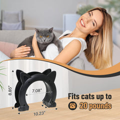 PUPIHOM Cat Door's durable, pet-friendly design handles daily activity.