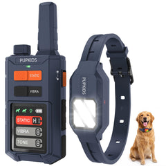 PUPKIDS dog shock collar remote for long-range training and reliable feedback
