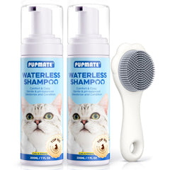 PUPMATE cat waterless shampoo bottle pour for easy bath time
