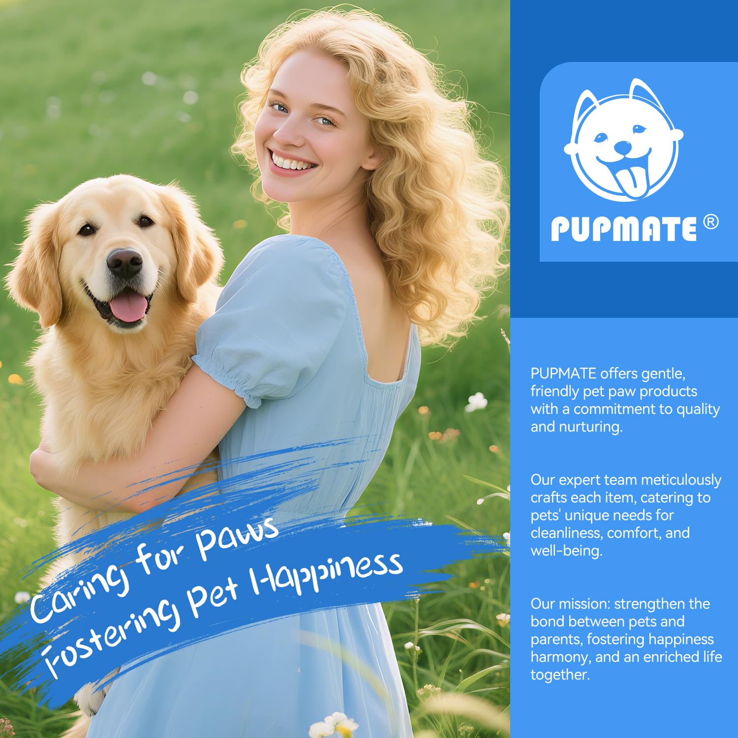 PUPMATE paw cleaner after-walk use to remove dirt and odor.