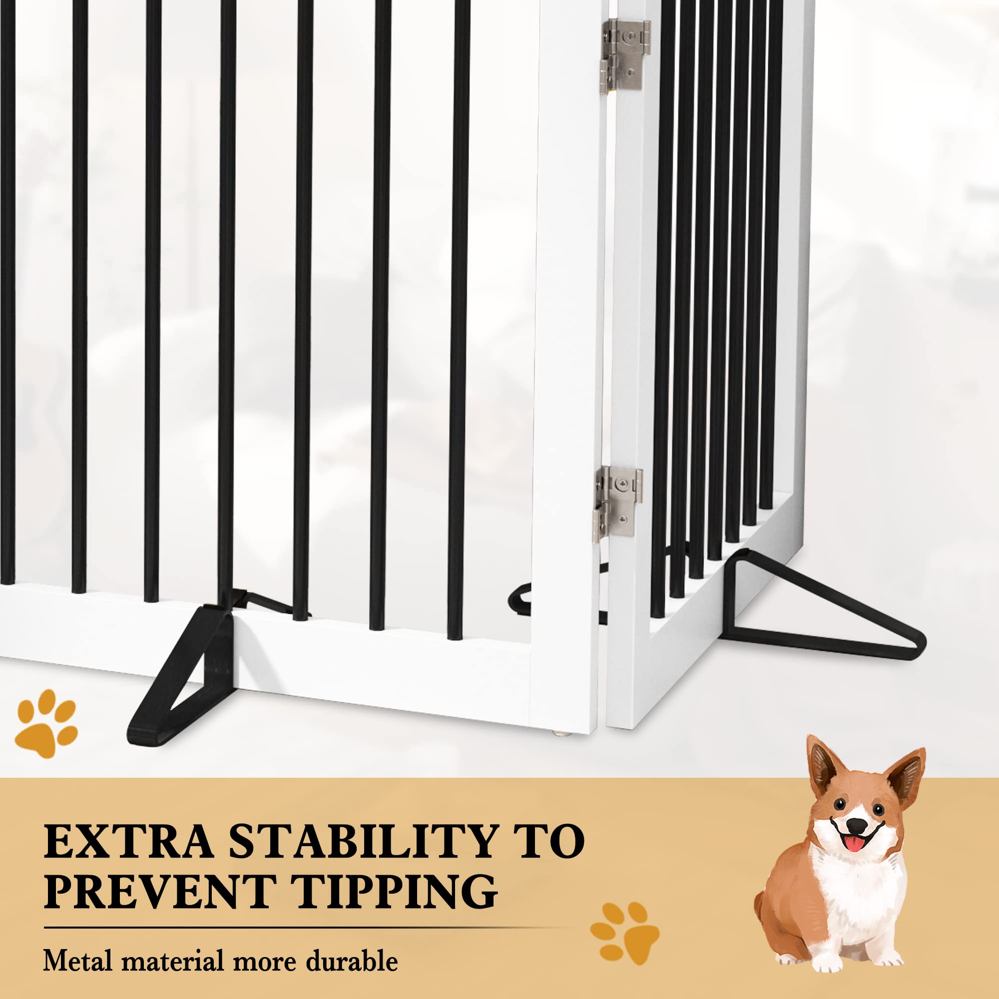 PUPETPO compatible with 0.71-inch panel gates for secure fit.