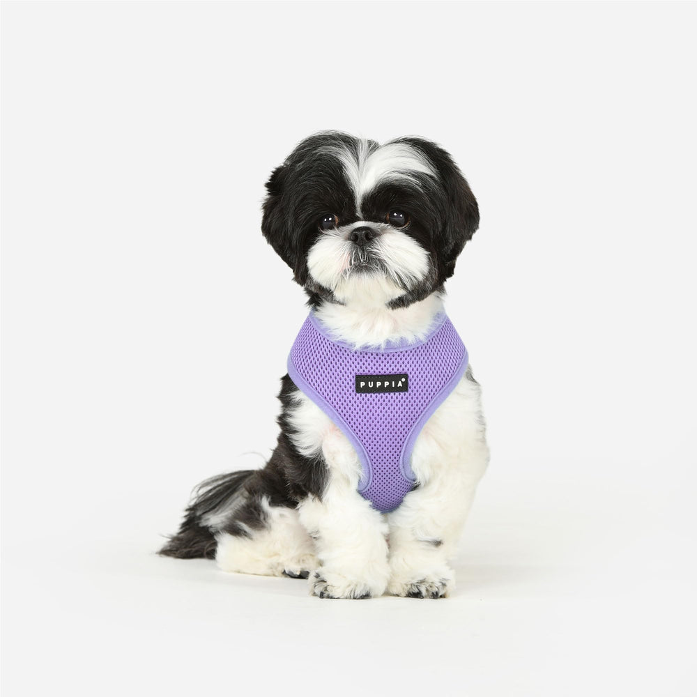 Puppia Soft Harness quick-release buckle enables easy on-off during walks.
