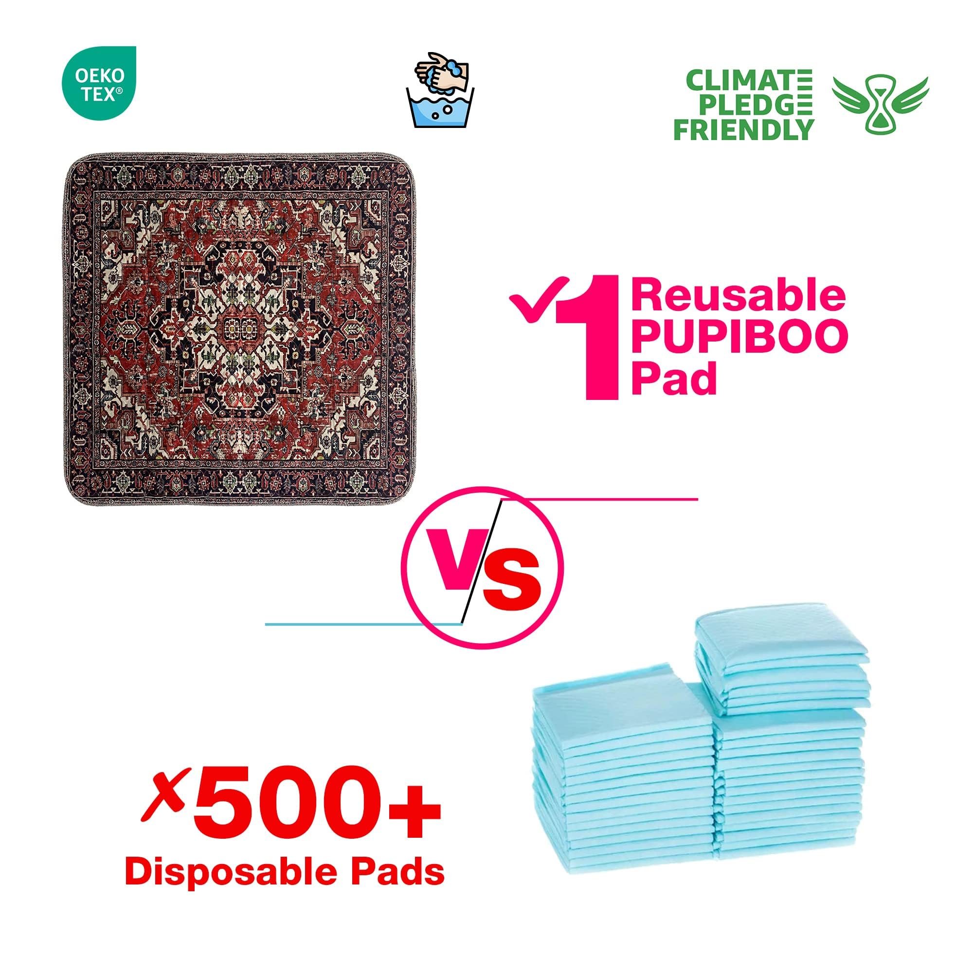 PUPIBOO crate-use pad provides a soft, protected space in crates.