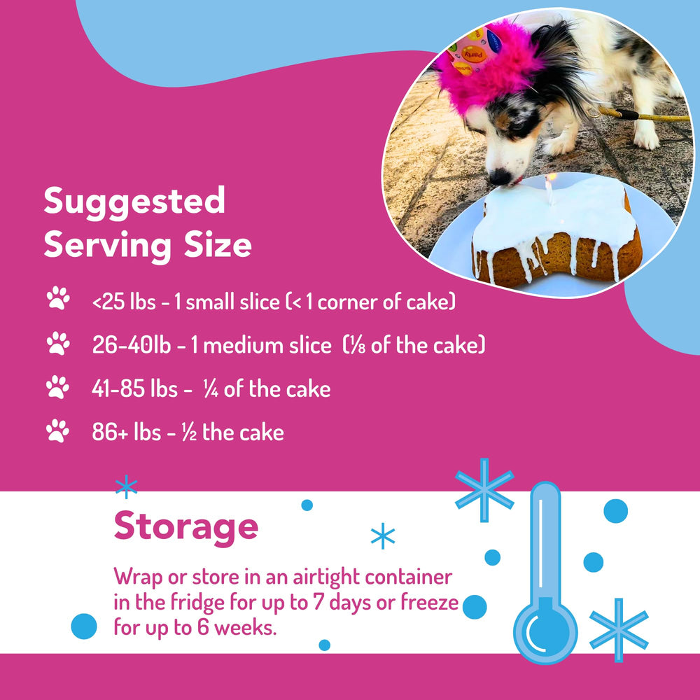 Puppy Cake Quick Bake Batter speeds prep for busy pet parents.
