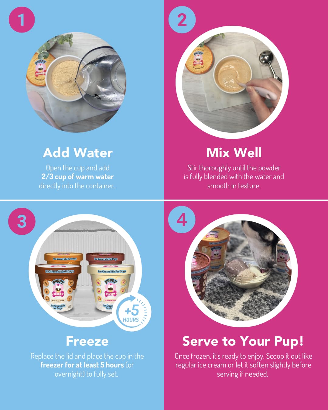 Puppy Scoops made in USA quality for pet safety